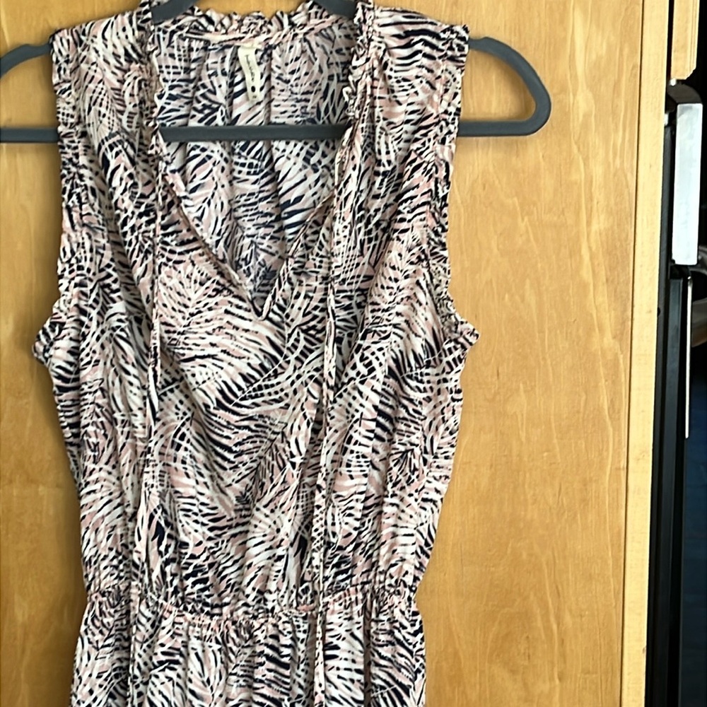 Mini Dress Wth Ruffle Bottom